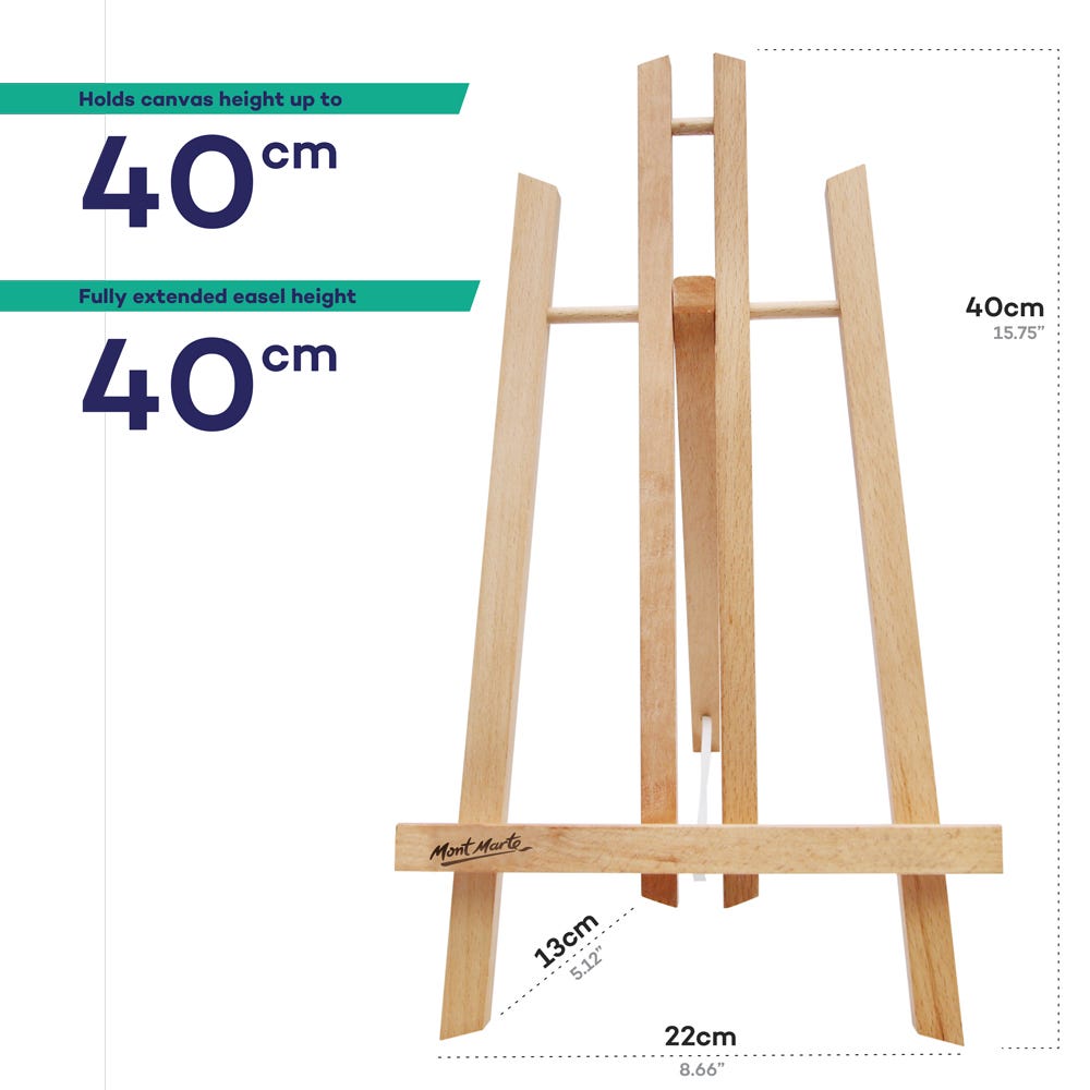 Mont Marte Floor Display Easel Pine 172cm