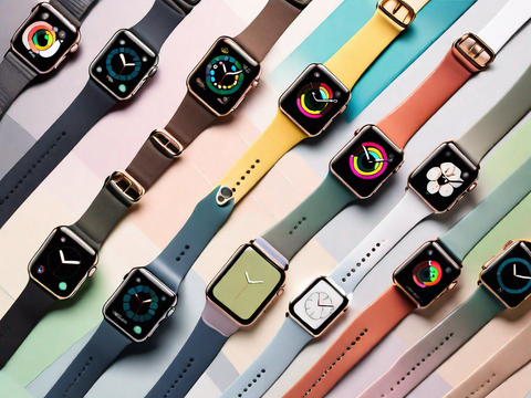 Colorful AI Generated Apple Watch Bands