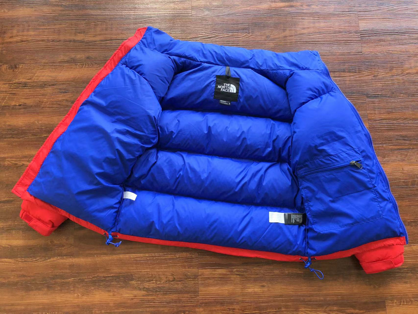 TNF 96 Nuptse Puffer Red/Blue – NordReps