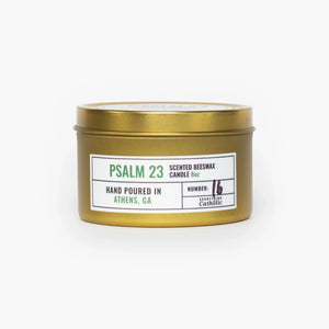 Psalm 23 Beeswax Candle - Everything Catholic