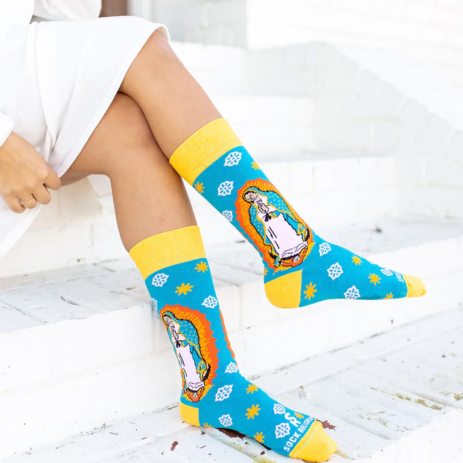 lady of guadalupe socks