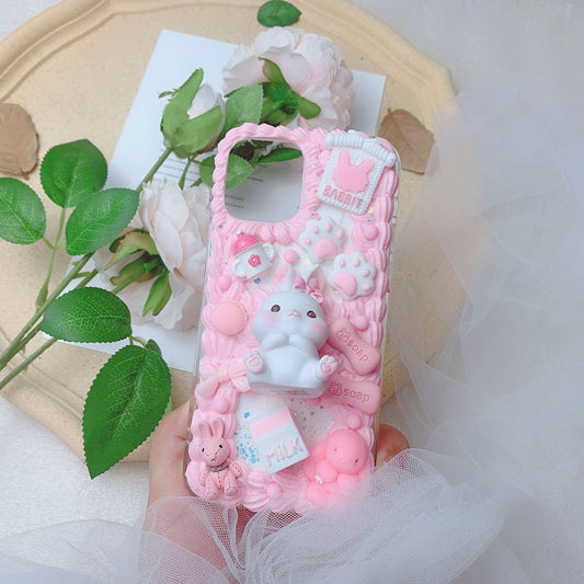Handmade Decoden Kawaii Phone Case  Lolita Series – girlfriendwarehouse