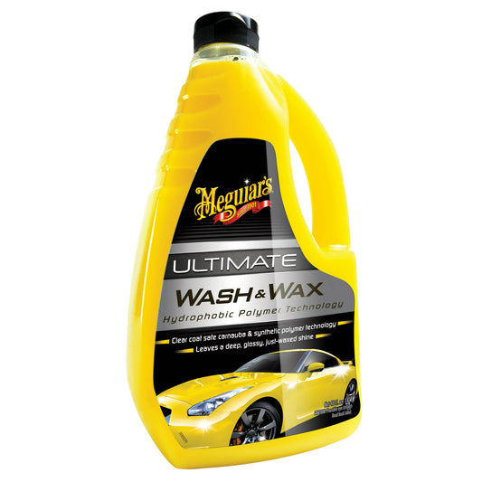 Meguiar's Cleaner Wax Liquid Wax Cleans, Shines and Protects in One Easy  Step A1216, 16 oz