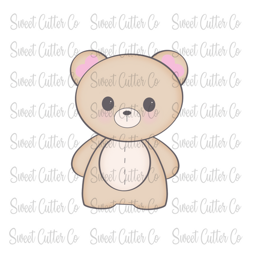 Lovely Bear cookie cutter – Sweet4ucutters