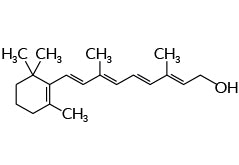 Vitamin A Chemical Diagram C20H30O