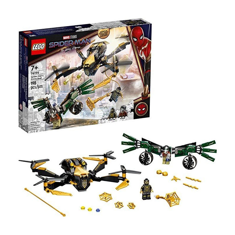 Lego Marvel Spider-man's Drone Duel 76195 (198 Piezas) **