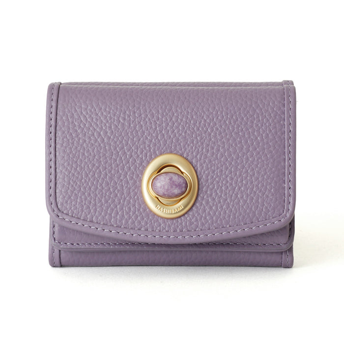 HASHIBAMIの人気紫財布　Gem Stone Mini Wallet