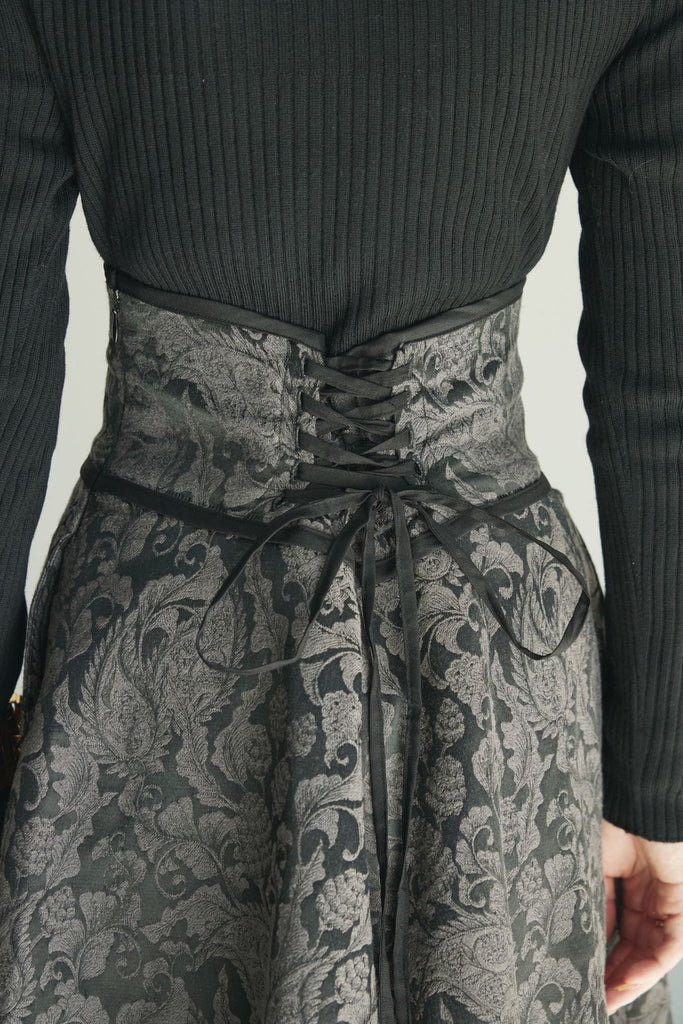 BOTANICAL JACQUARD SKIRT – ANDREA&Co.