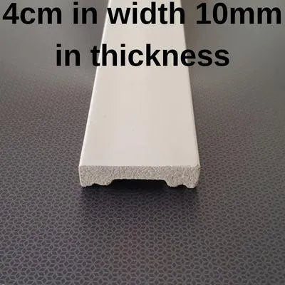 Wall Molding Piece - Decorative Wall Trim | 4 cm Width, 10 mm Thickness