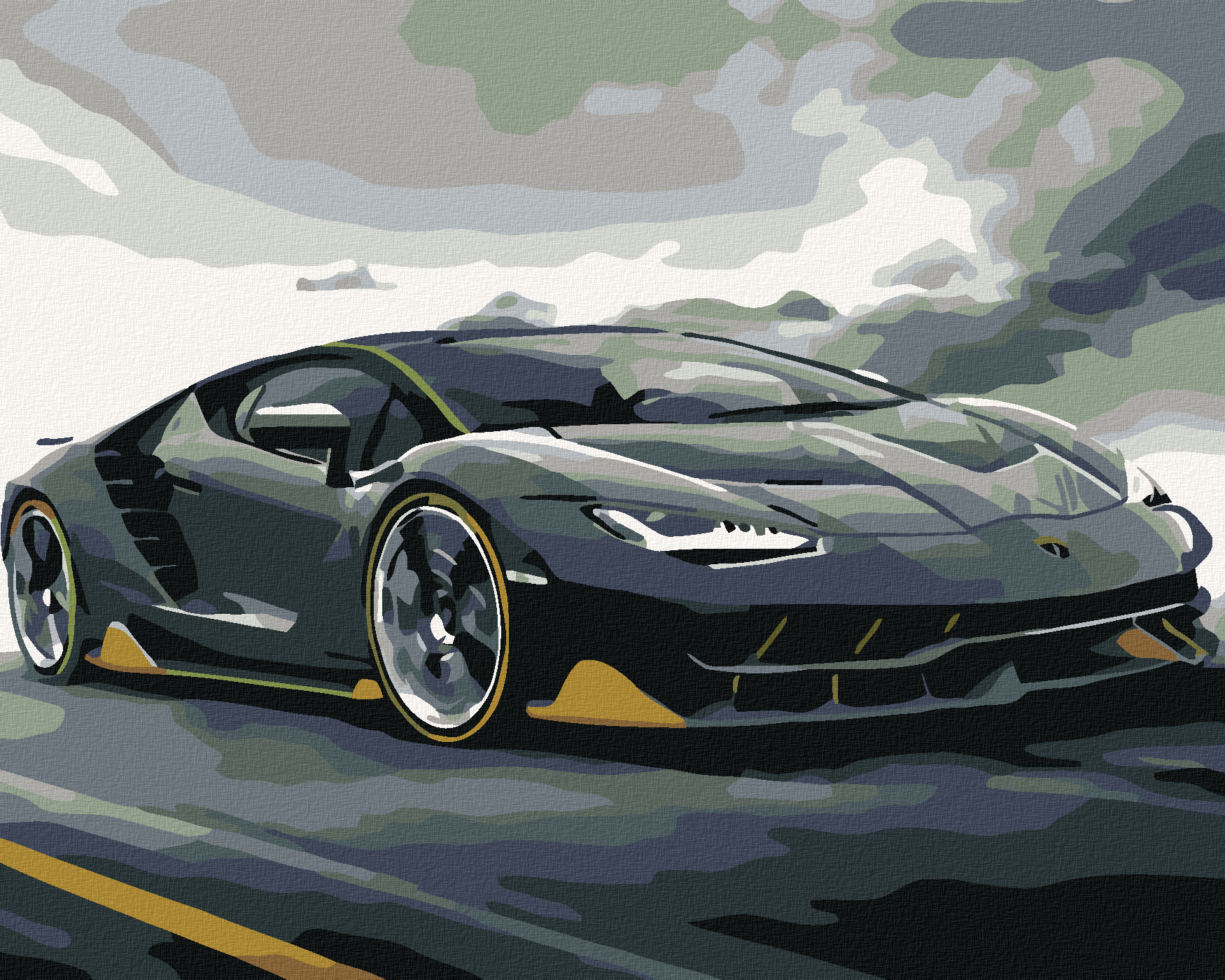 Pintar por números - LAMBORGHINI – ZUTY ES