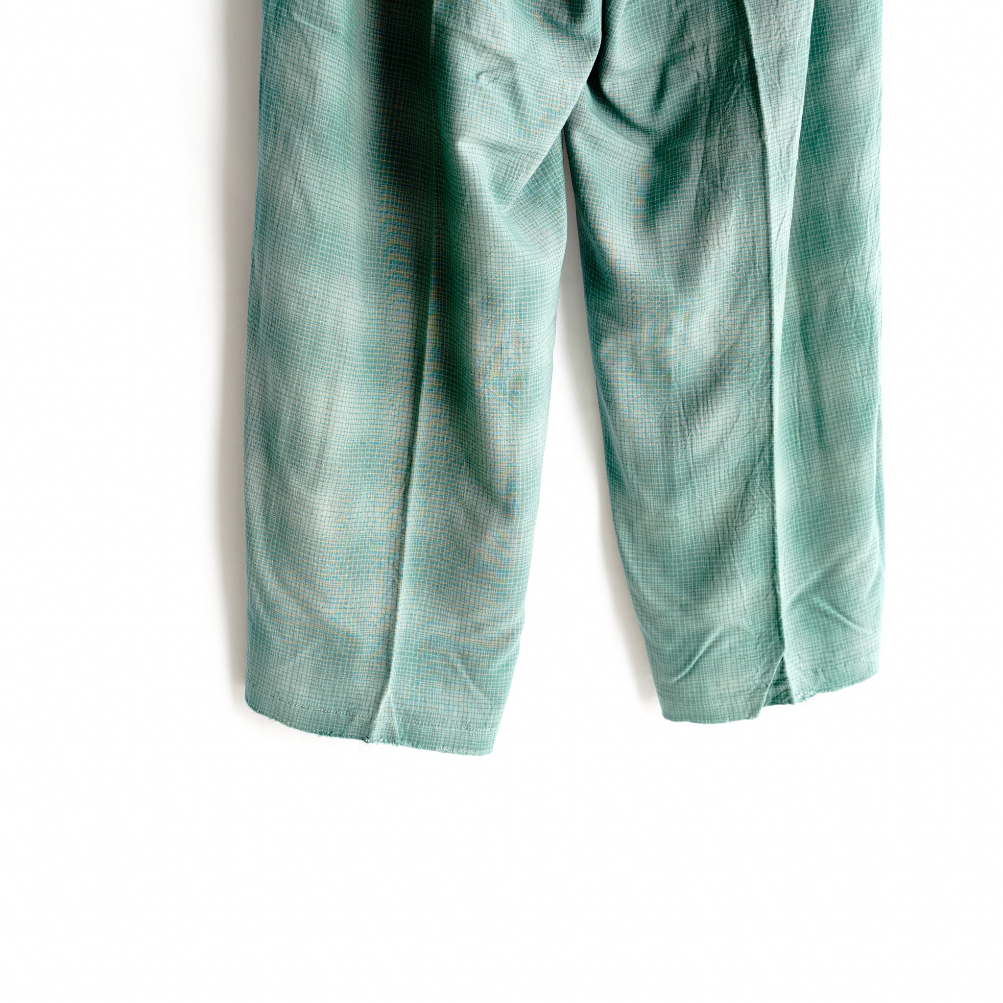 期間限定60％OFF! 1 ANCELLM RAYON EASY SLACKS GREEN 常田