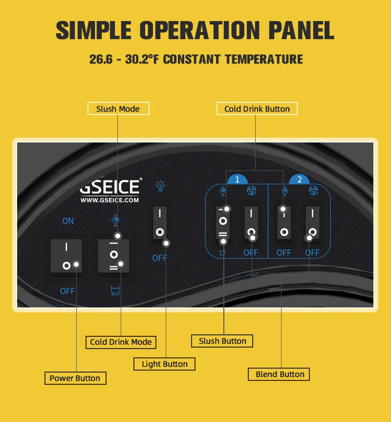 GSEICE SL12 slush machine