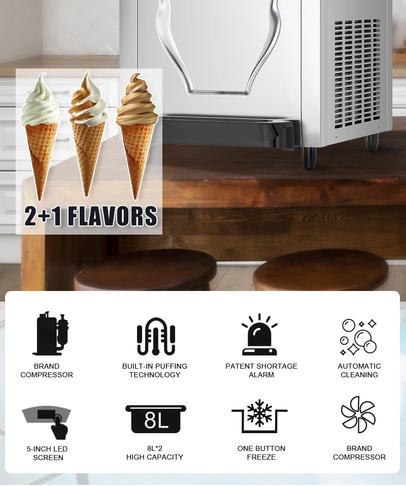 Engineering instant ice cream that works as single serve and an industrial  scale, 2016-10-19