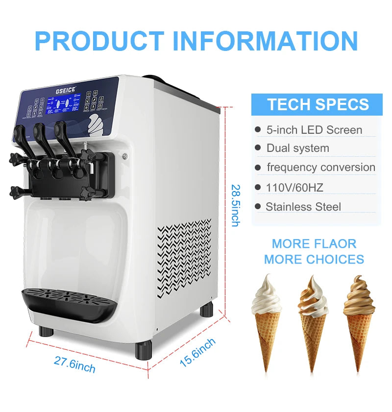 GSEICE ST32RE Ice Cream Machine