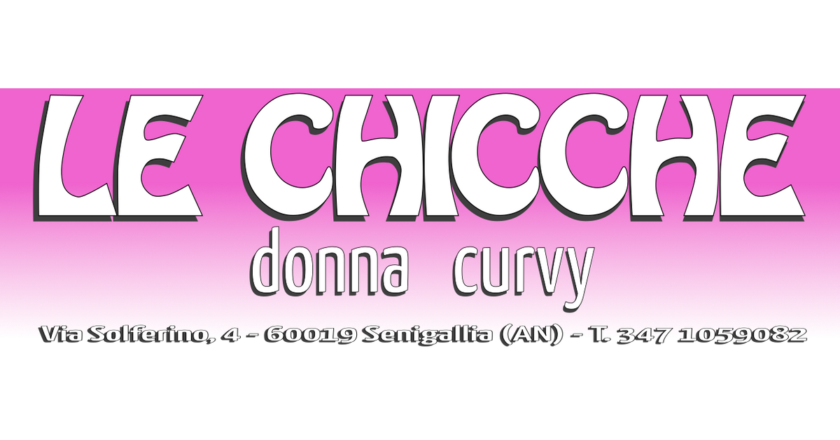 LE CHICCHE donna curvy