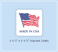 Industrial Notices Proudly Made In The Usa Label / Sticker - US Made