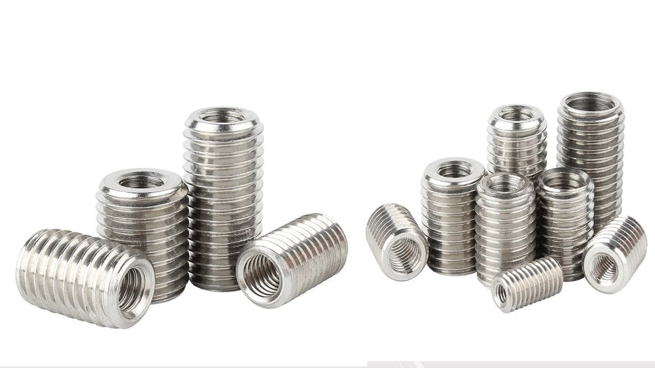 Pack of 10 pcs Stainless Steel Threaded Insert (M8 ID M12 OD ) 8-20mm – RM  components