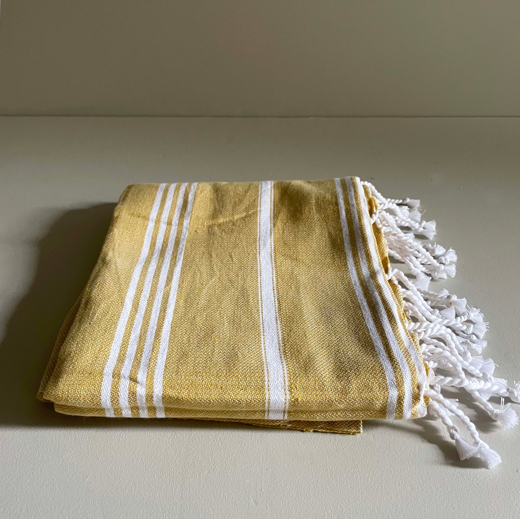 Yellow & Gray Hand Towels Premium - Hand Towels - Phoenician