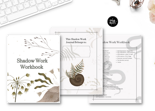 PLR Commercial Use Printable Shadow Work Workbook