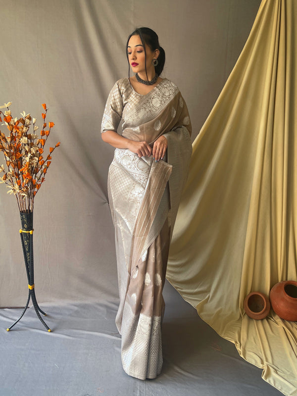 Silver Sarees - Buy Designer Silver Saree Online | Sarees Palace