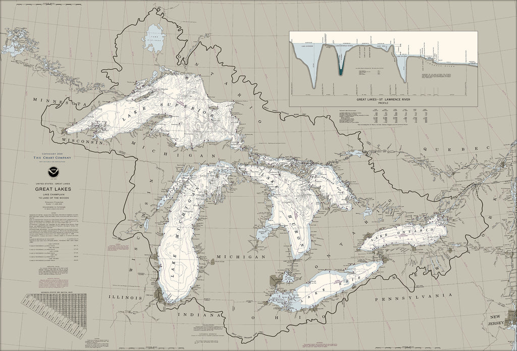 Great Lakes Nautical Chart The Nautical Chart Company