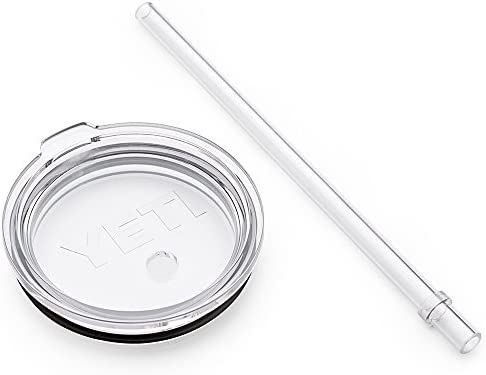 Yeti Rambler - Botella de 64 onzas, aislada al vacío, de acero inoxidable,  con tapa para sorber, color negro.