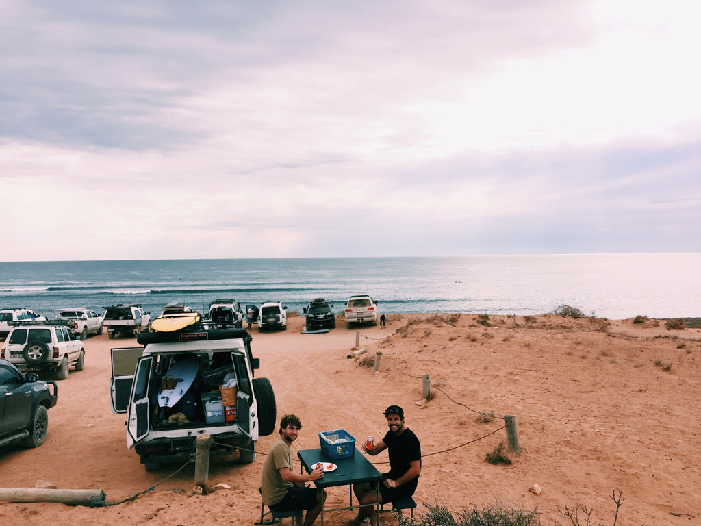 lunch in the 3 mile carpark