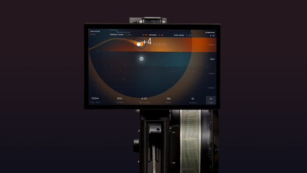 Meteor workout shown on the Concept2 Connection Kit's touchscreen
