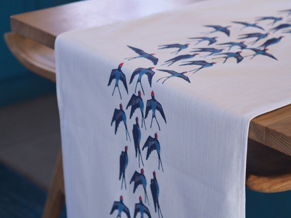 Swallows Return Table runner