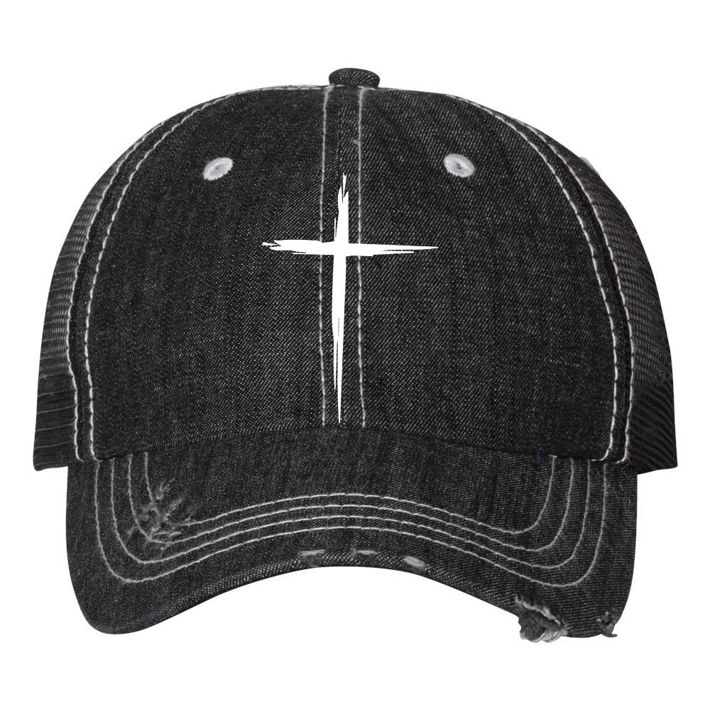 Faith Christian Flexfit Hat for Men | Fact Goods S/M / Black