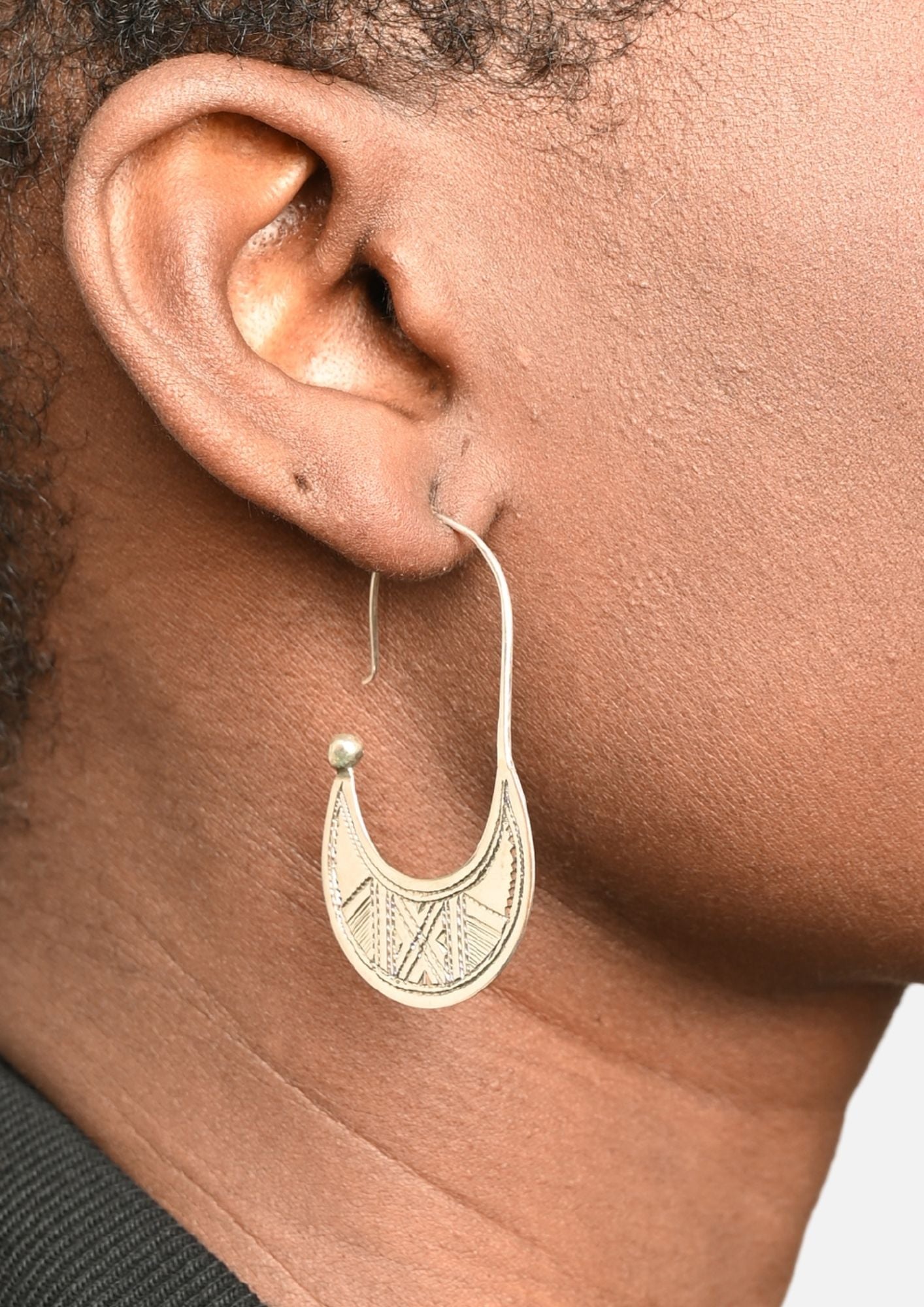 Boucles d'oreilles coquillage “Fatou Diome”