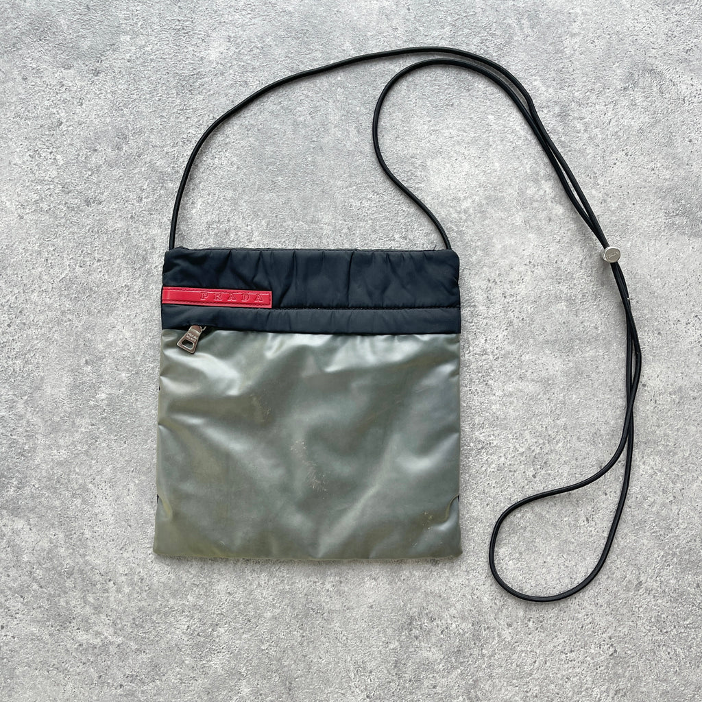 Prada Sport RARE 1999 reflective cross body bag (8”x8”) – Linear Store