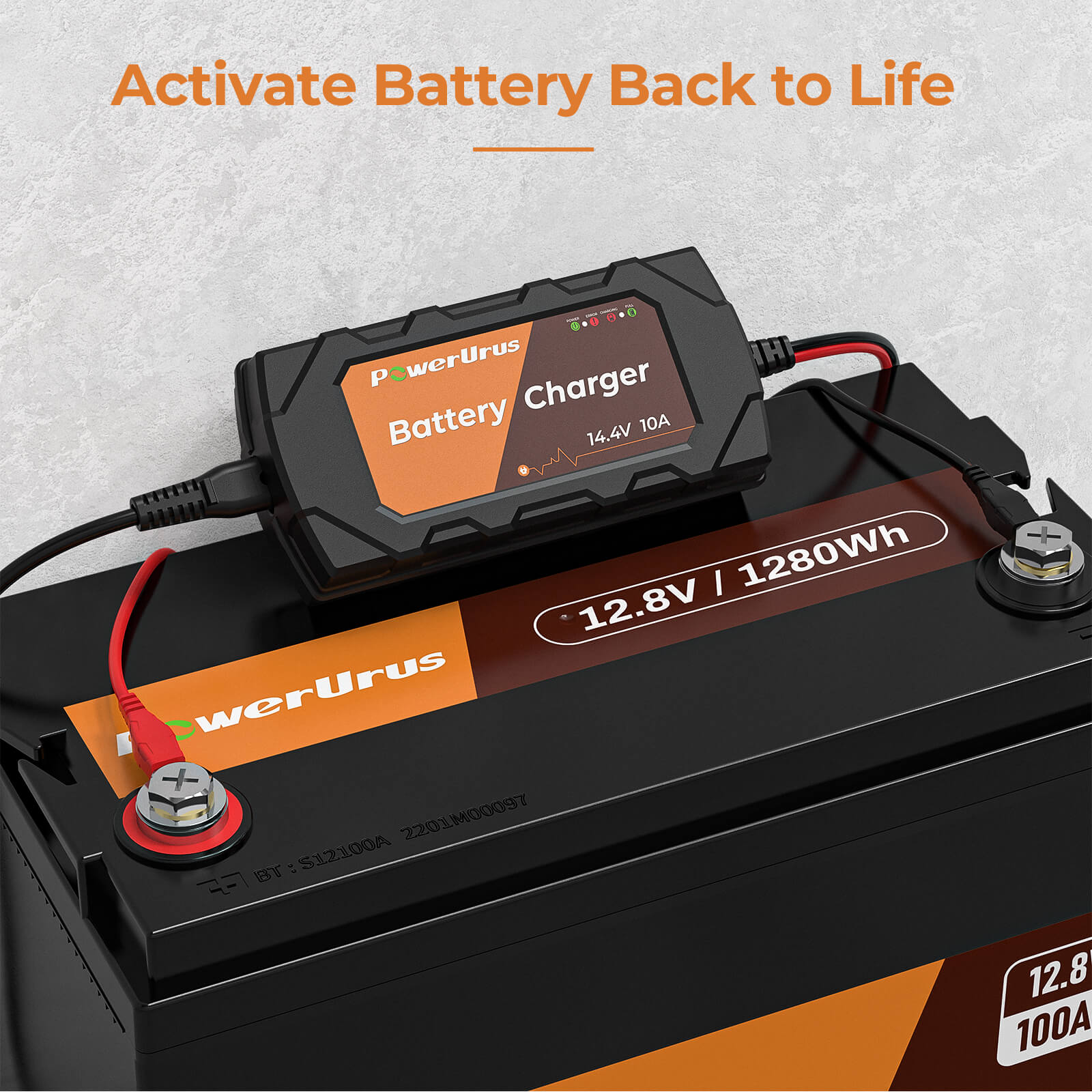 PowerUrus 12V 100AH LiFePO4 Deep Cycle Rechargeable Battery – PowerUrus  LiFePO4 Battery