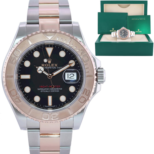 Rolex Yacht-Master 40mm 18k Rose Gold 116655 BOX/PAPERS MINT