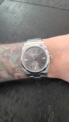 watch review image watch on wrist