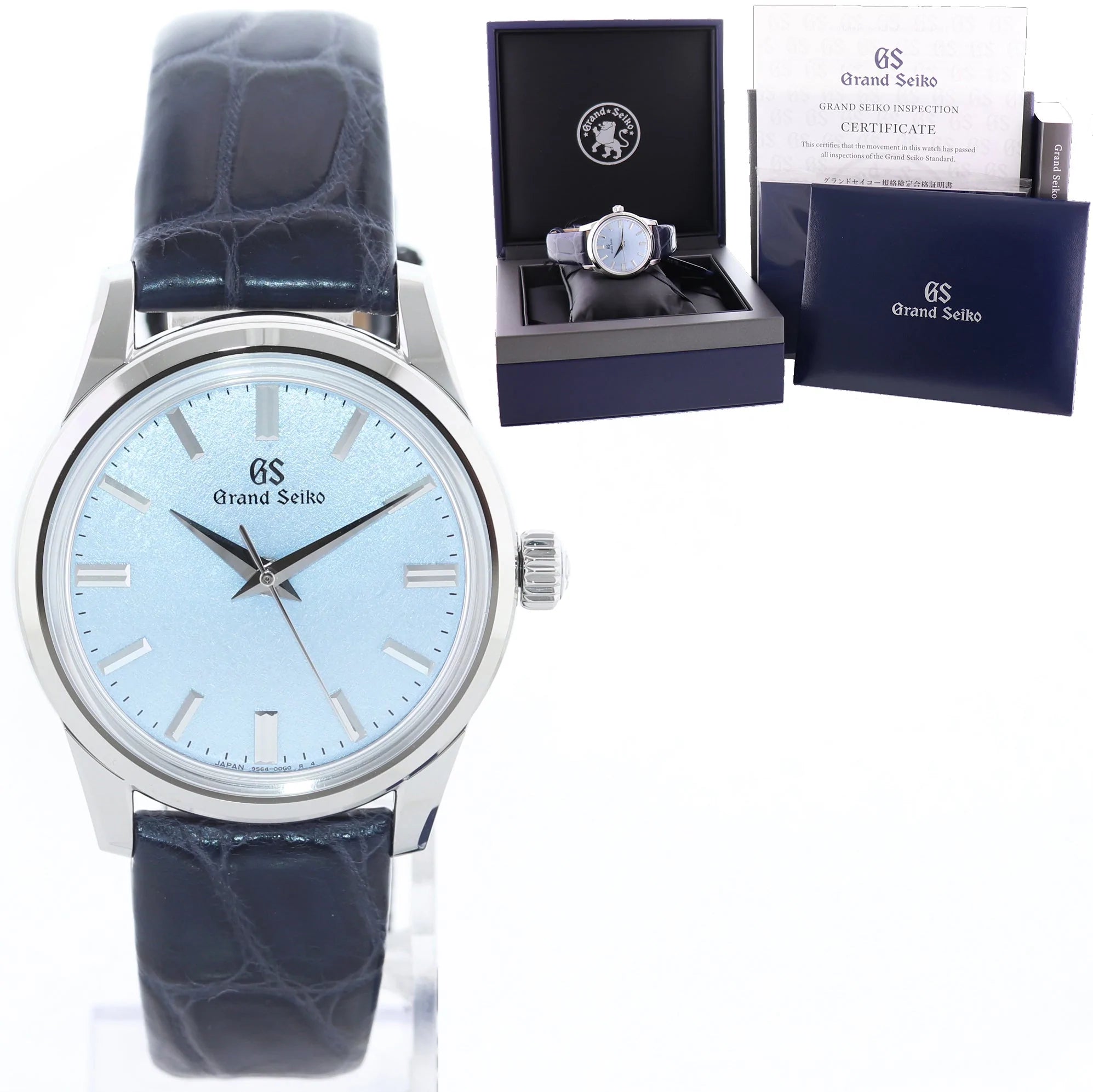 2022 PAPERS Grand Seiko Elegance Ice Blue Steel Manual Wind SBGW283 Wa –  Collectors Huntington