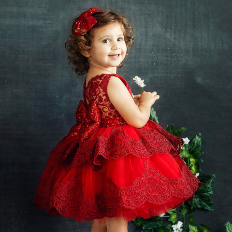 winter birthday dress for girl