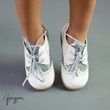White and Glitter Oxfords | Itty Bitty Toes 