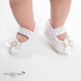 Pearly Slippers Girls Birthday Shoes