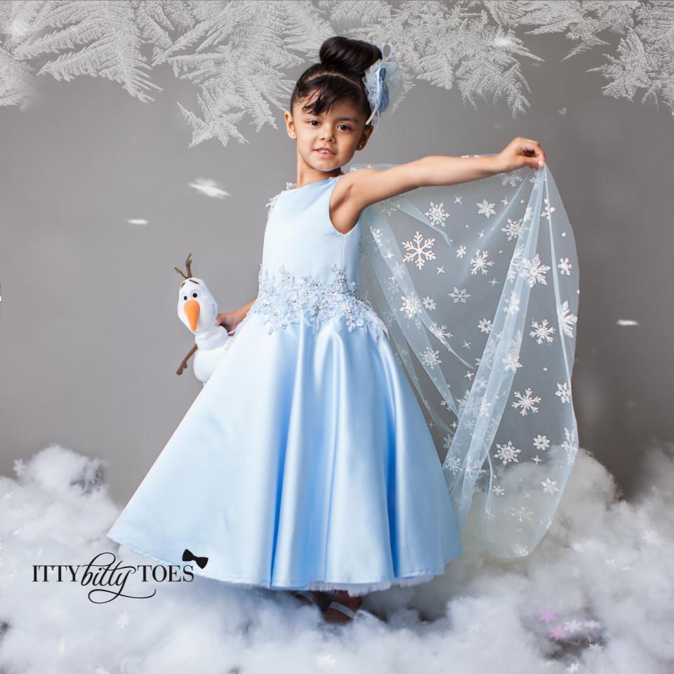 Princess Elsa Dress. Elsa Baby Girl Birthday Dress. Elsa Theme Costume.  Frozen Birthday Party Dress. Sparkly Frozen Costume. Puffy Princess - Etsy