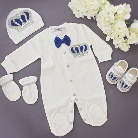 Blue Prince 10 Piece Newborn Set – Itty Bitty Toes