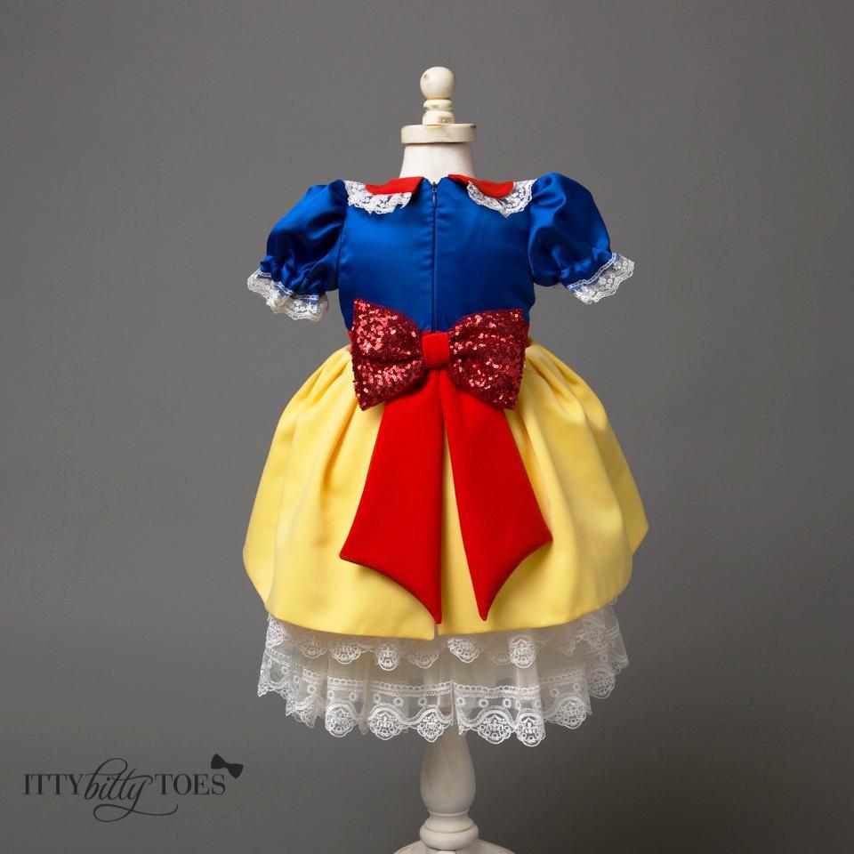 Snow White Inspired Dress - Baby Boutique – Itty Bitty Toes