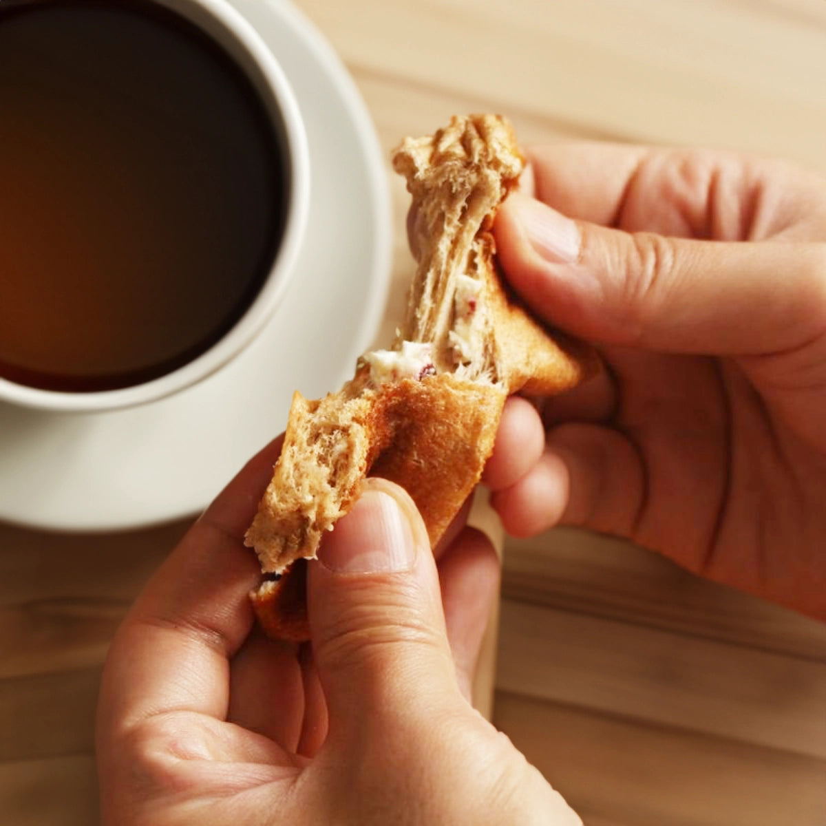 低糖質なクランベリークリームチーズベーグルの食べ方