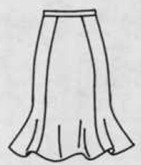 Trumpet skirt