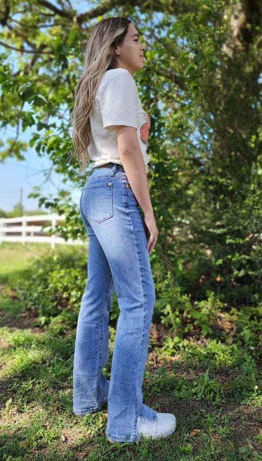 Back Roads - Judy Blue Slim Bootcut Jeans – Resort to Style