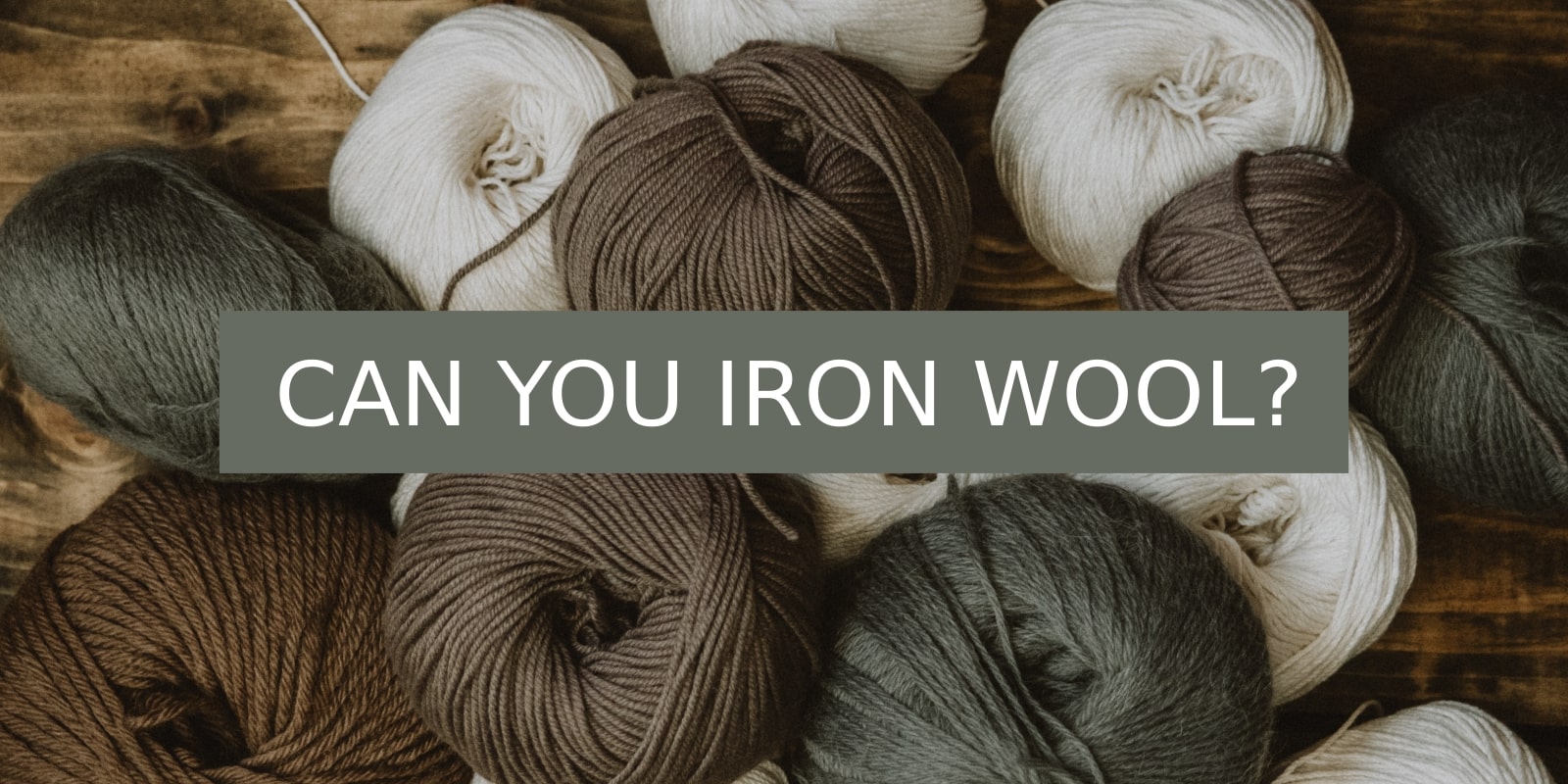 can you iron wool