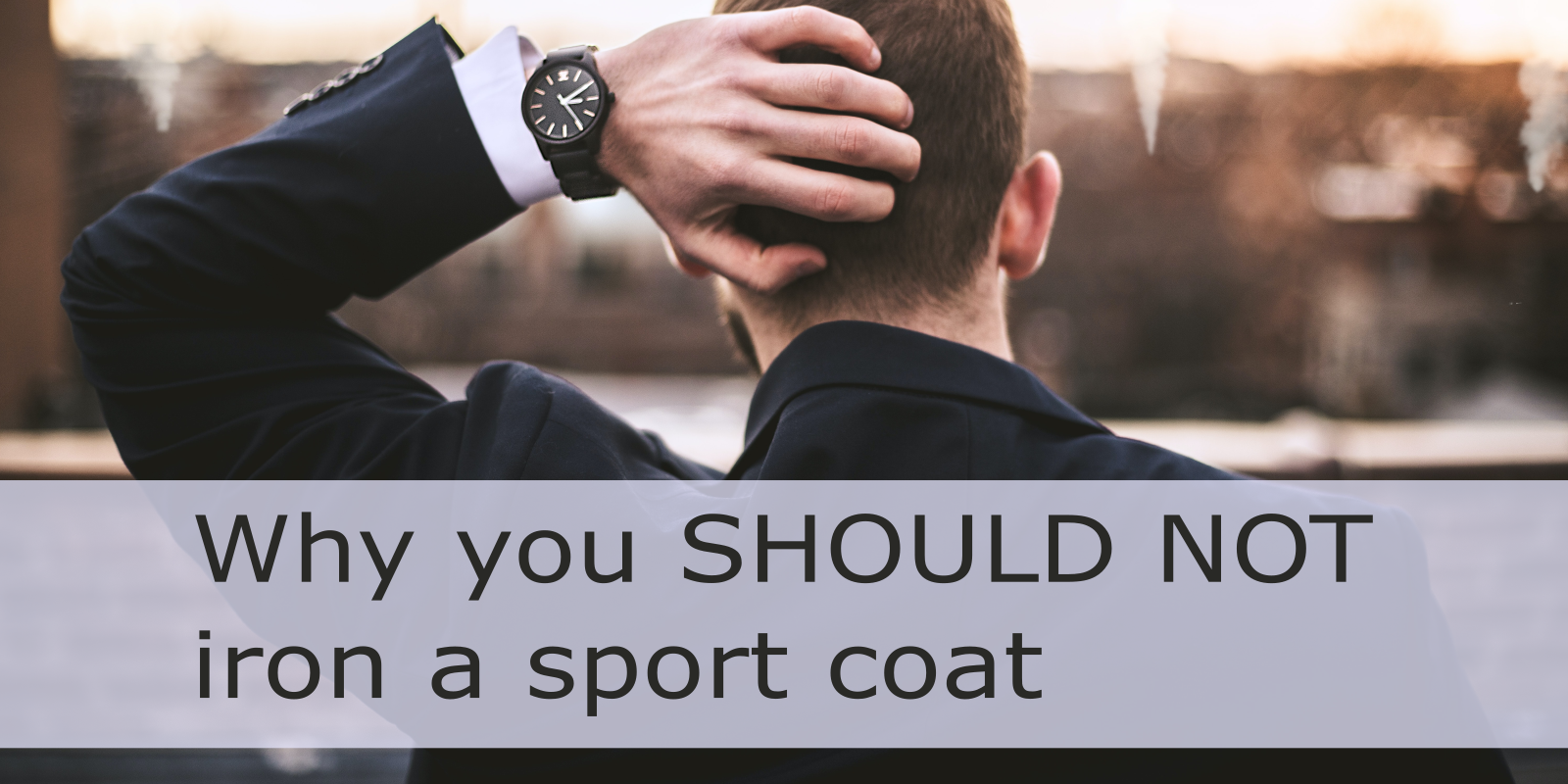 iron a sport coat
