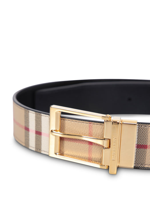 Vintage Check reversible belt – DELL'OGLIO