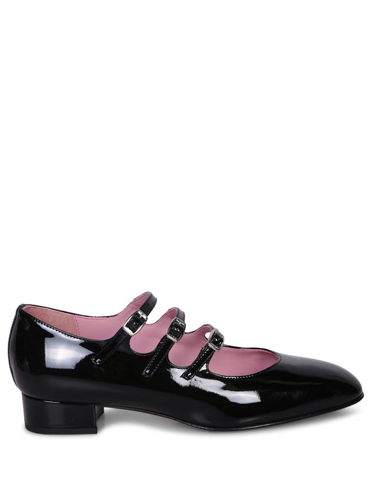 ALICE burgundy patent leather Mary Janes pumps