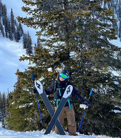 photo of skiier having a Good Day